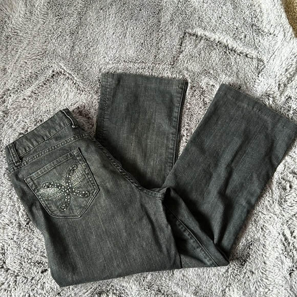 Vintage Sasson Paris Ooh Lala Bootcut Boogie size 10 inseam 25 - Picture 5 of 10